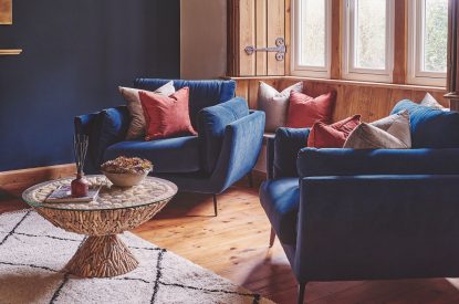 The living room at The Old Vicarage, Lake District