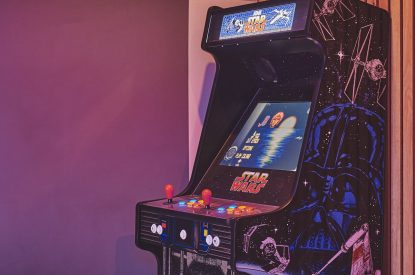 The games room at The Old Vicarage, Lake District