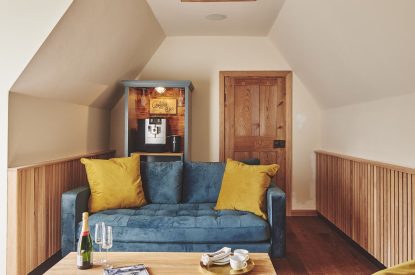 A living room at The Old Vicarage, Lake District