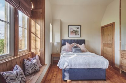 A double bedroom at The Old Vicarage, Lake District