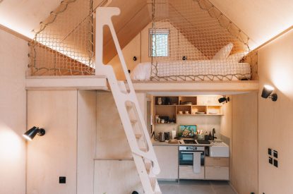 The bedroom at Ermine, Scotland