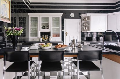 The kitchen at Christie Mansion, Isle of Wight
