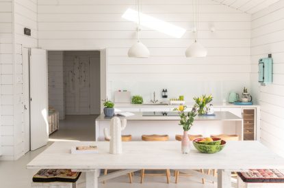 The kitchen at Woolf, Cornwall