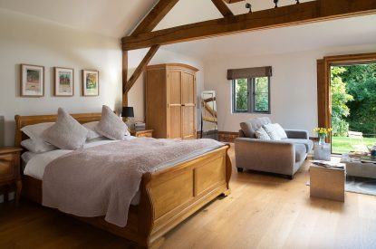 A double bedroom suite at Hedge Farmhouse, Buckinghamshire 