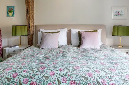 A double bedroom at Leonard House, the Cotswolds