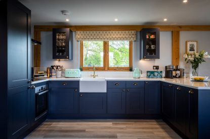 The kitchen at The Lodge at Leigh, Dorset