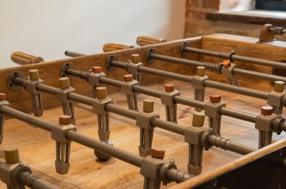 The games room A super king size bedroom at Clay Hill House, Chapmanslade, Wiltshire