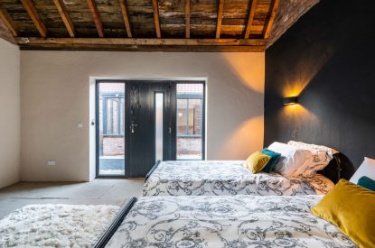 A king size bedoom at Sherwood Lodge, Sherwood Forest