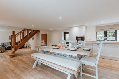 The dining kitchen at Arkle, Shropshire