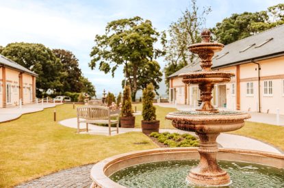 Outdoor space at The Equestrians, Shropshire