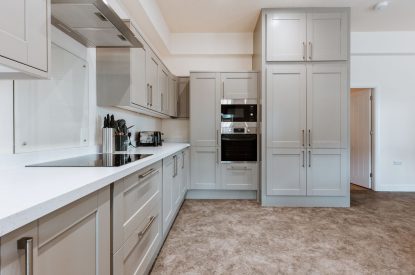 The kitchen at The Equestrians, Shropshire