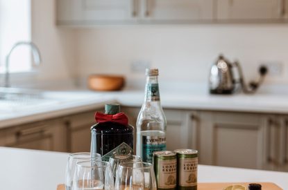 The kitchen at The Equestrians, Shropshire