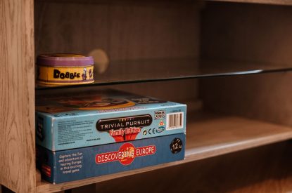 Board games at The Equestrians, Shropshire