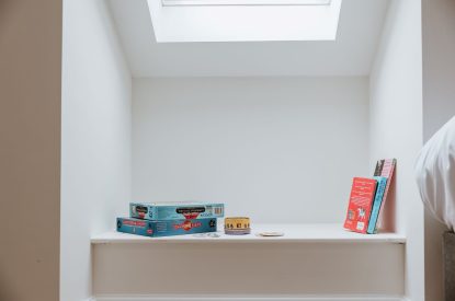 Books and games at The Equestrians, Shropshire