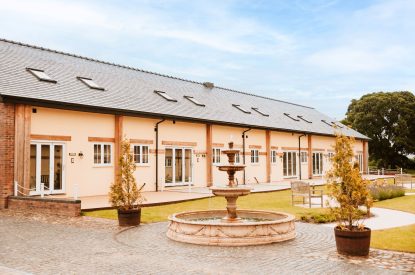 Outdoor space at The Equestrians, Shropshire