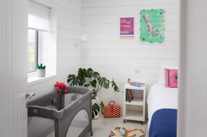 A bedroom at The Shack, Cornwall