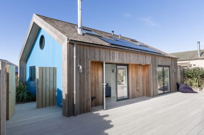 The exterior of The Shack, Cornwall