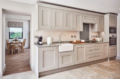 The kitchen at The Samaloco, Northumberland