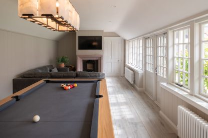 The games room at Muirfield Green, East Lothian