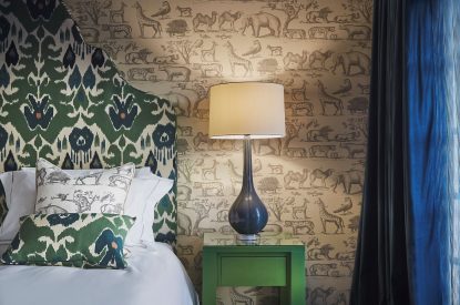 A king size bedroom at Chester House, Cheshire