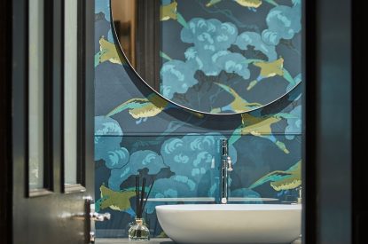 A bathroom at Chester House, Cheshire