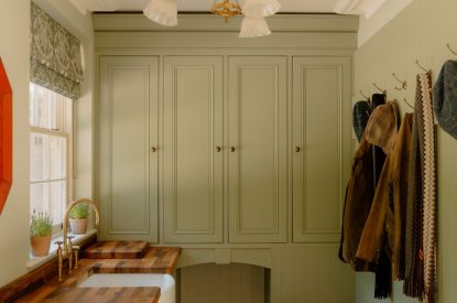 The boot room at Cheshire Manor, Bickerton