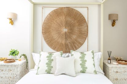 A king size bedroom at Coral House, Dorset