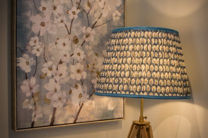 Bedroom lamp at Hawthorn Farmhouse, Somerset