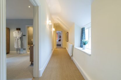 The landing at Hawthorn Farmhouse, Somerset