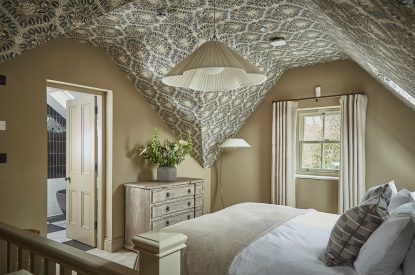 A super king size bedroom at Copeland House, Lake District