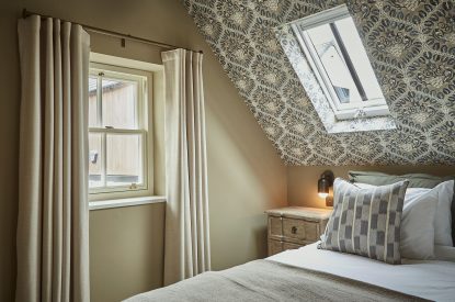 A super king size bedroom at Copeland House, Lake District