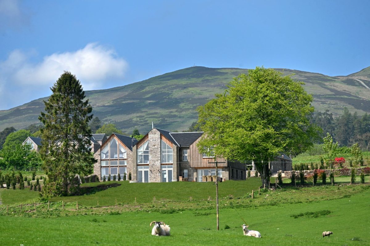 The exterior of The Aulde Byre, Perthshire