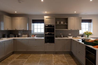 The kitchen at The Aulde Byre, Perthshire