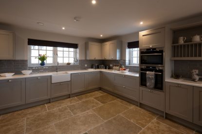 The kitchen at The Aulde Byre, Perthshire
