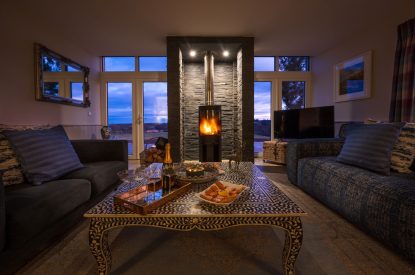 The living room at The Aulde Byre, Perthshire