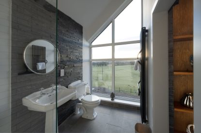A bathroom at The Aulde Byre, Perthshire 