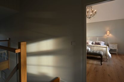 The upstairs landing at The Aulde Byre, Perthshire 