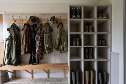 The utility room at The Aulde Byre, Perthshire 