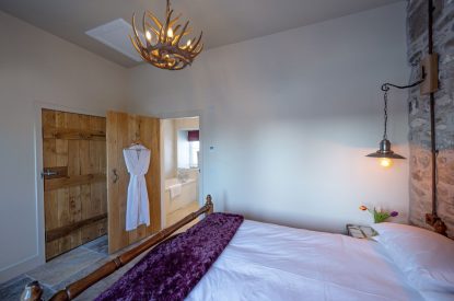 A double bedroom at Braeview Steading, Perthshire