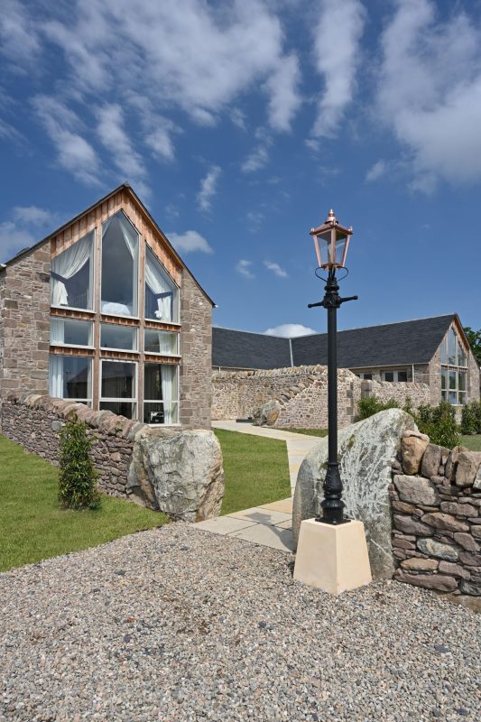 The exterior of Braeview Steading, Perthshire
