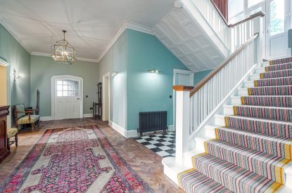 The staircase at Plas Glan Menai, Anglesey