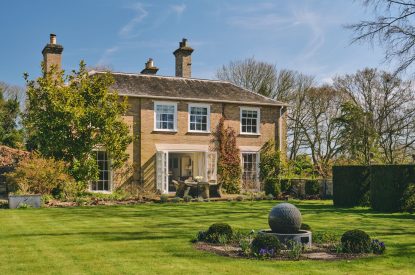 The gardens at Hockham House, Norfolk Coast
