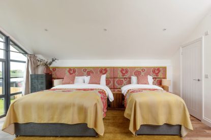 Family bedroom at Penelope's Tower, Wiltshire