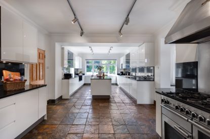 The kitchen at Merry Manor, Essex
