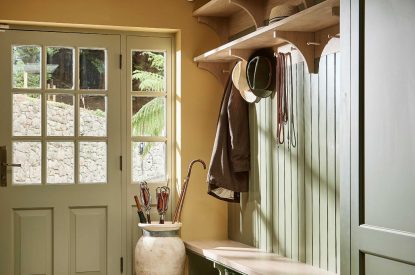 The boot room at Ty Culfor, Anglesey