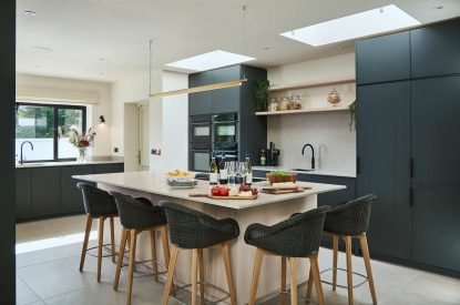 The kitchen at Ty Culfor, Anglesey