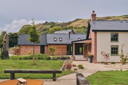 The gardens at Mill House, Powys