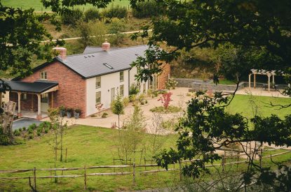The gardens at Mill House, Powys