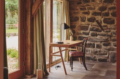 Workspace at Mill House, Powys