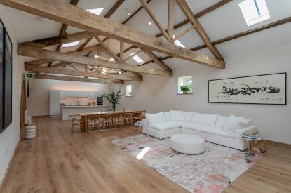 The living space at Willowbrook Retreat, Yorkshire Dales